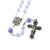 Saint Anthony Rosary in Antique Silver and Murano Glass Beads by Ghirelli