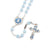 Mary's Motherly Love Collection Sky & Silver Rosary