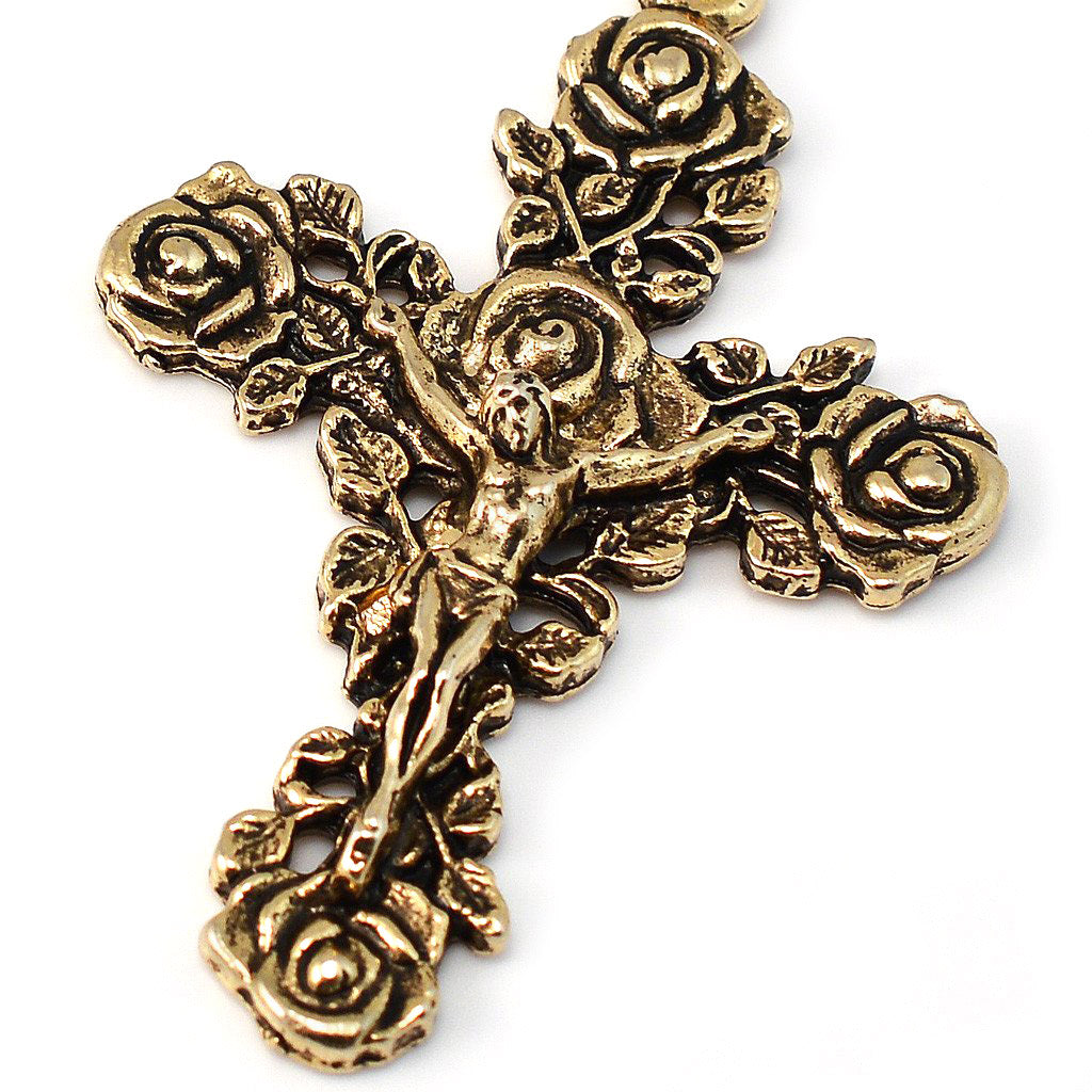 Our Lady of Guadalupe Rosary, Blue &amp; Gold