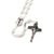 Holy Communion Vine & Branches Pearl & Silver Rosary
