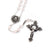Mary's Motherly Love Collection Rose Quartz & Silver Rosary