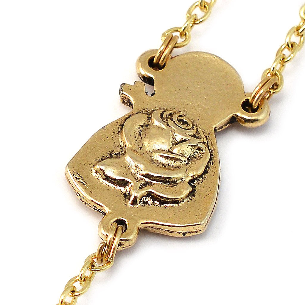 Saint Therese of Lisieux Gold Rosary