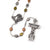 Our Lady of Lourdes 160th Anniversary Tricolor Medal Rosary
