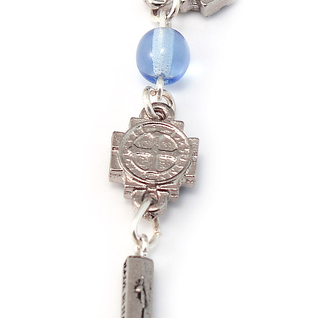 Religious bracelet with exclusive St. Benedict design by Ghirelli