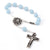 Motherly Embrace Decade Rosary, Sky Blue