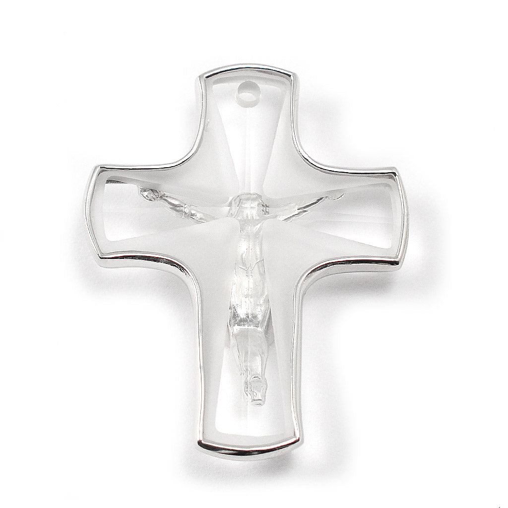 Aurora Borealis Crystal Rosary with Sterling Silver