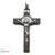 Saint Benedict Crucifix in Polished Gunmetal by Germoglio x Ghirelli, Large