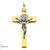 Saint Benedict Crucifix in Polished Gold by Germoglio x Ghirelli, Large