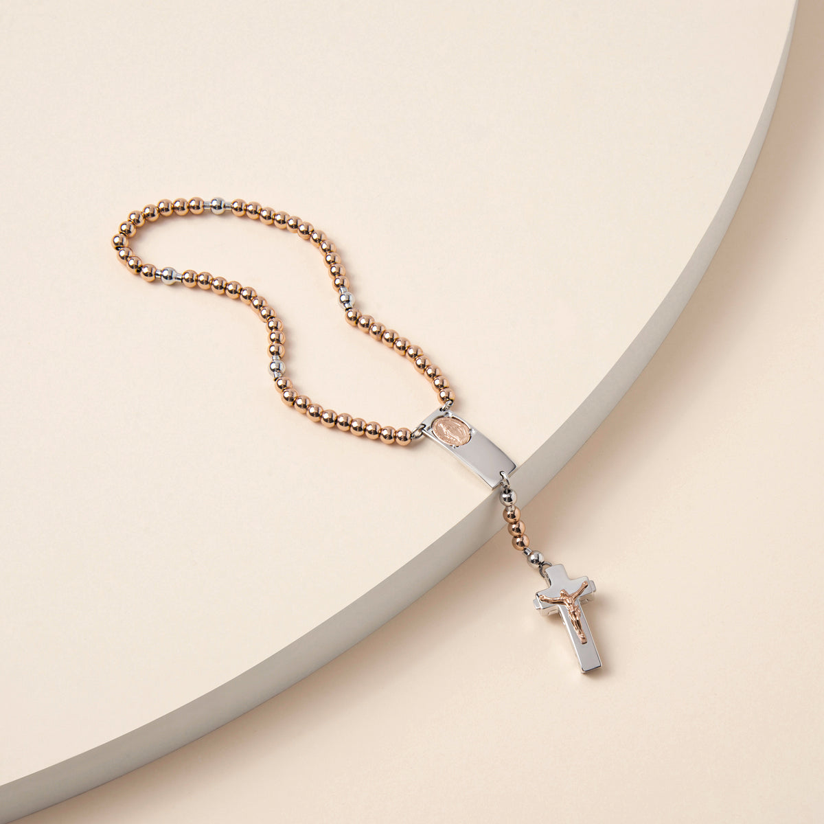 Handcrafted rosary bracelet designed by Ghirelli
