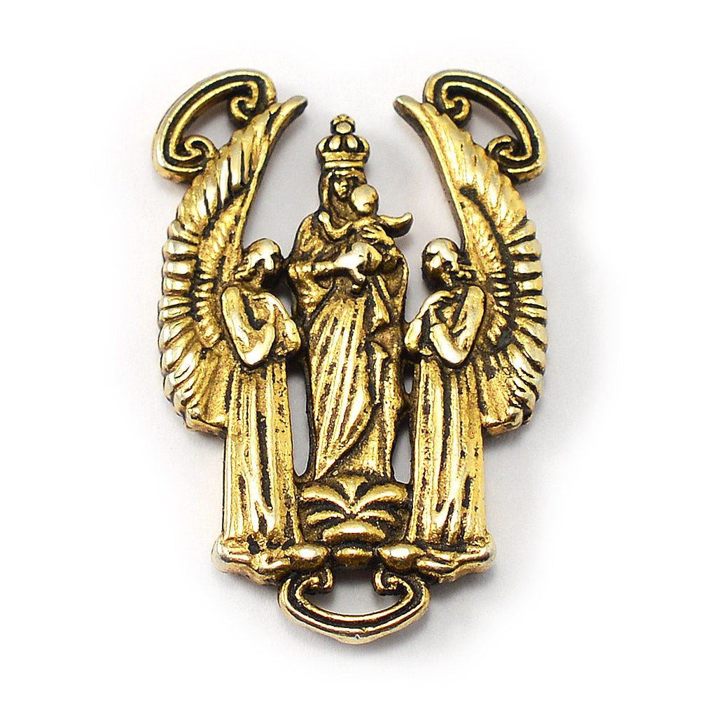 Holy Angels Rosary in gold