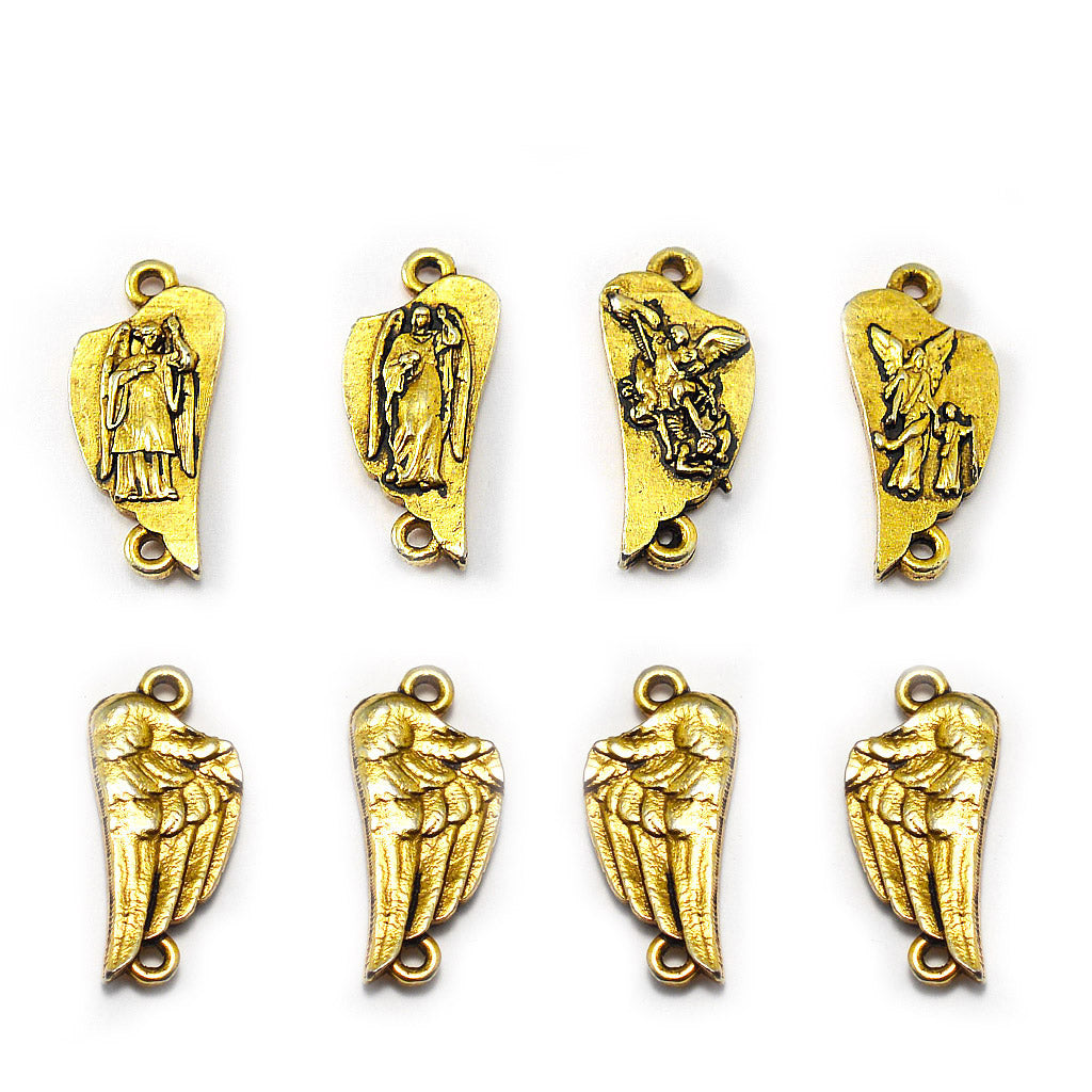 The Holy Angels Rosary in gold