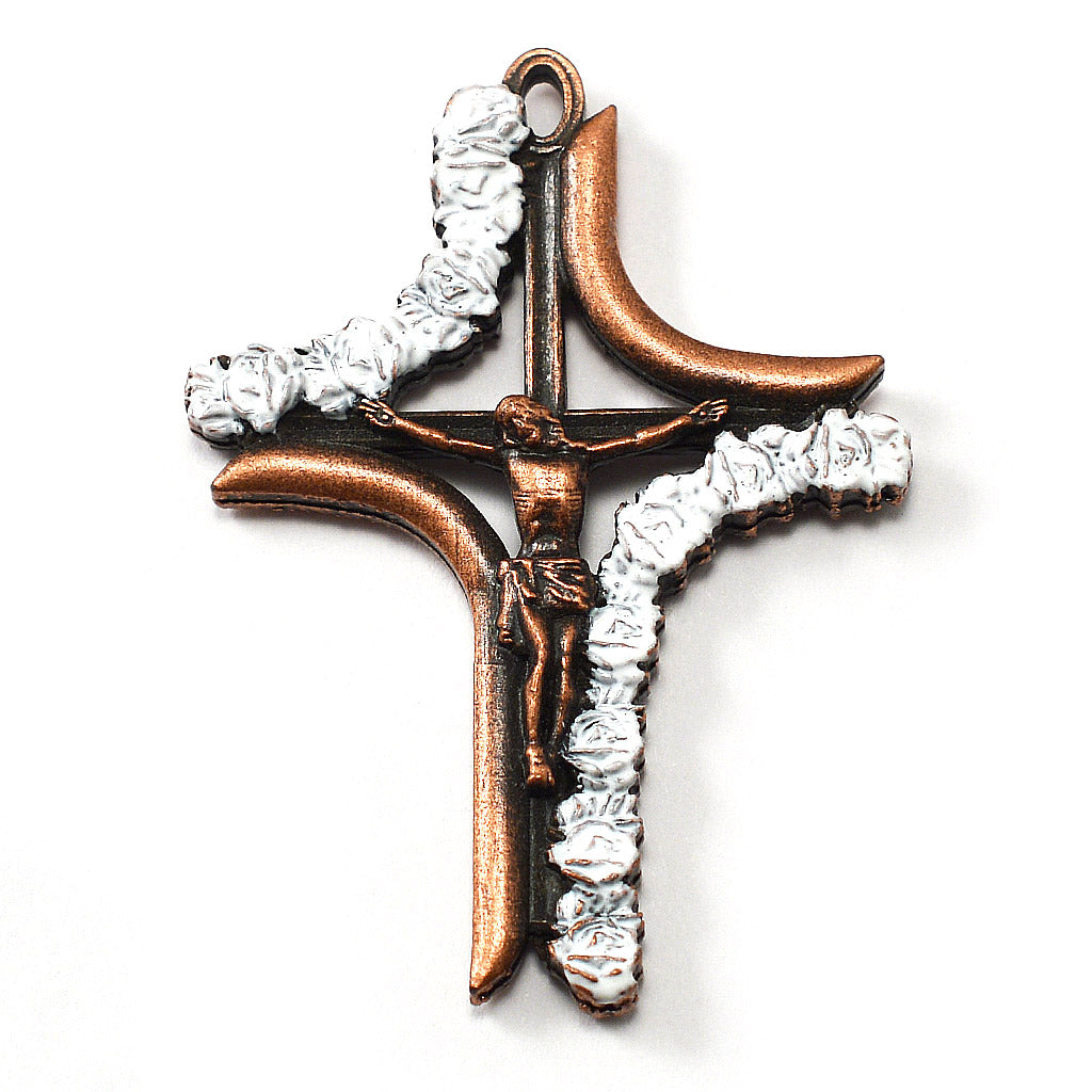 Our Lady of Fatima Rosary with Lumen Glass Beads