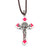 Saint Benedict Crucifix Pendant Gothic Neon & Paracord by Germoglio x Ghirelli, Small