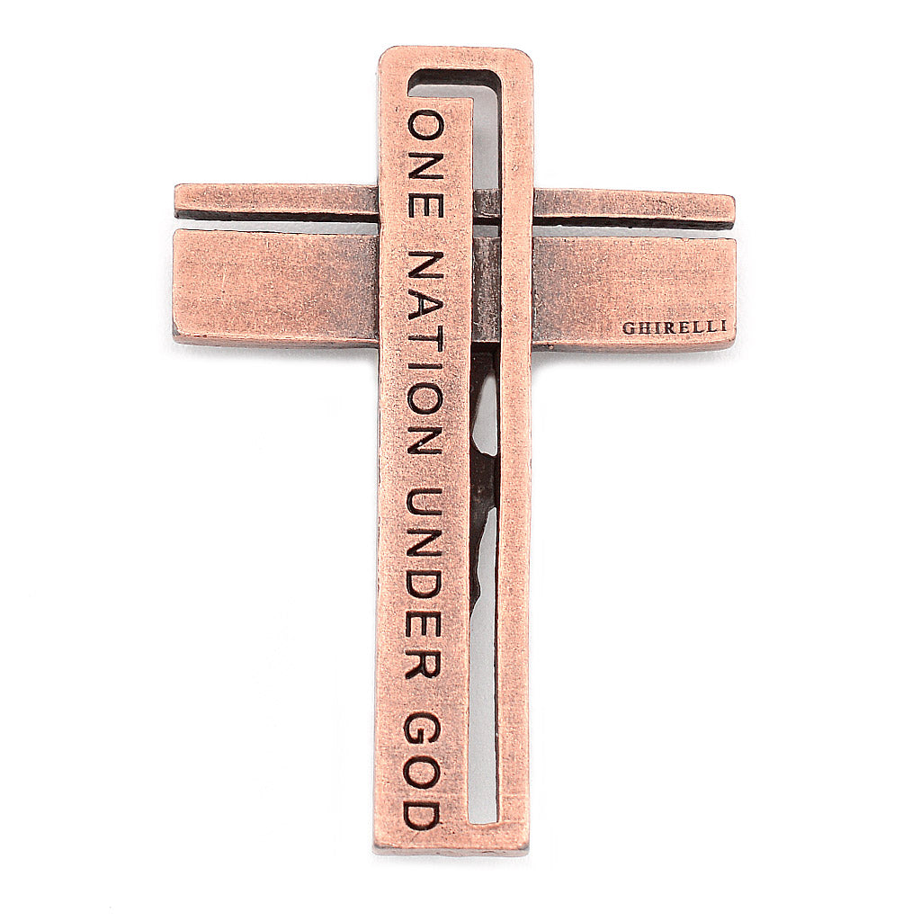 The USA Rosary - Copper with Blue Glass