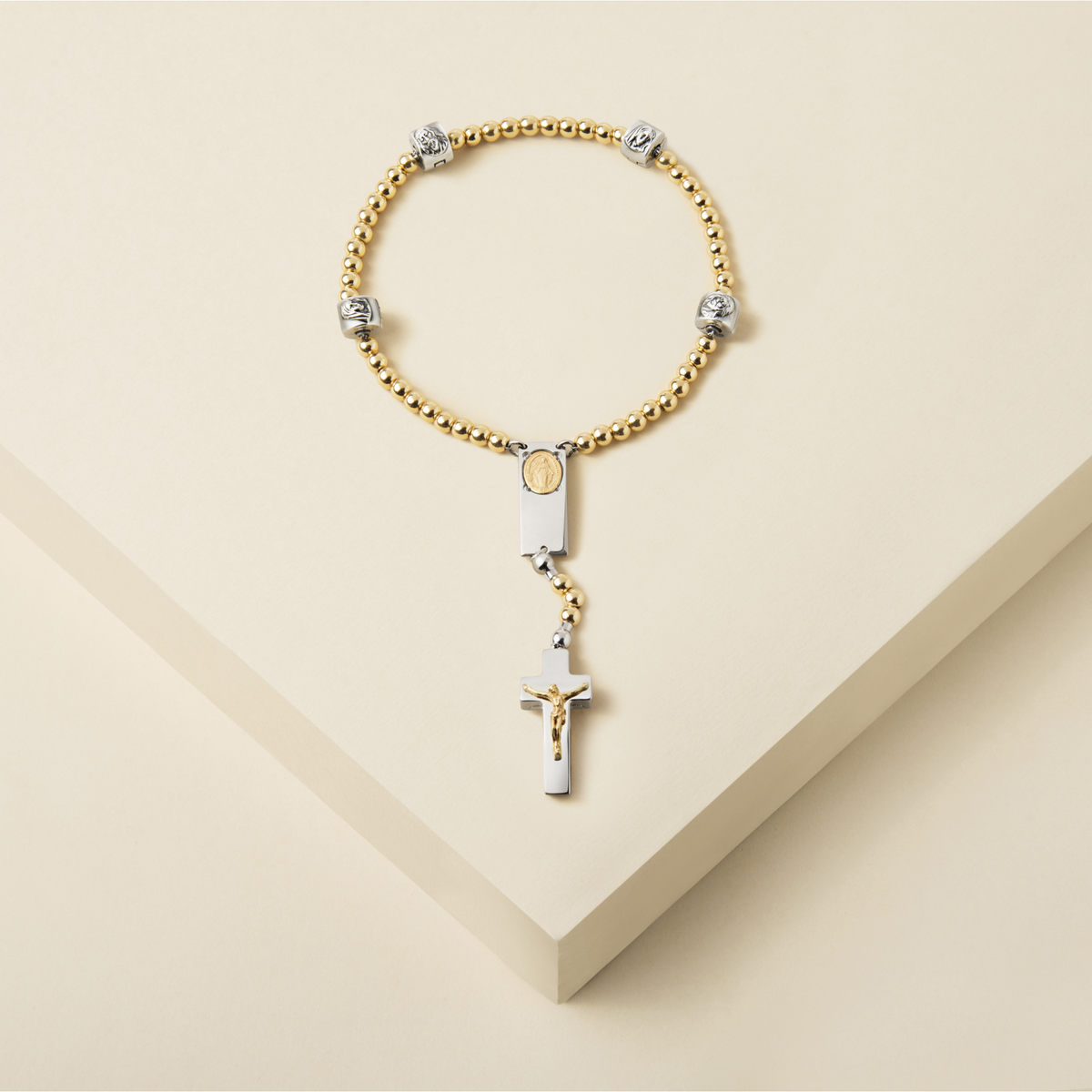 ROSALET® FAITH&#39;S CHARM - SACRED FACES - STERLING SILVER   