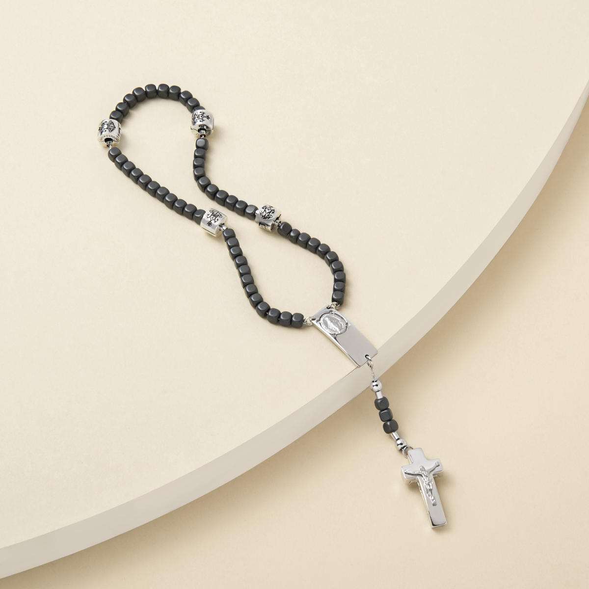 ROSALET® FAITH&#39;S CHARM - MARY&#39;S M - STERLING SILVER 