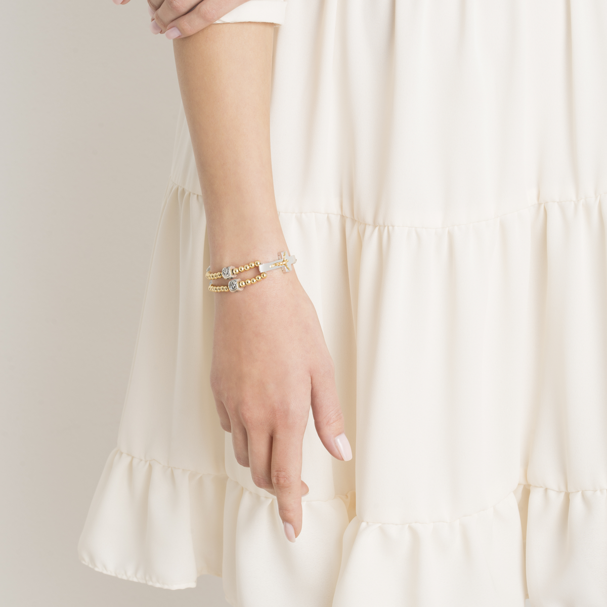 ROSALET® FAITH&#39;S CHARM - SACRED FACES - STERLING SILVER   