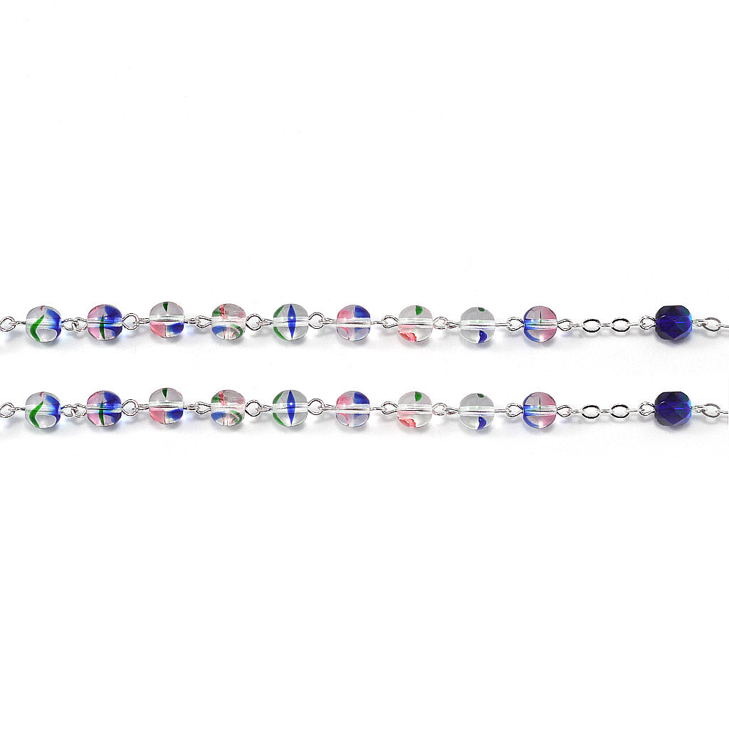 Our Lady of Knock Queen of Ireland with Multicolored Glass