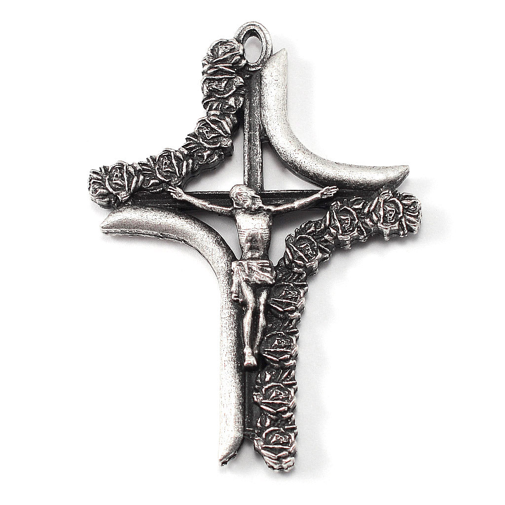 Our Lady of Guadalupe Rosary in Antique Silver