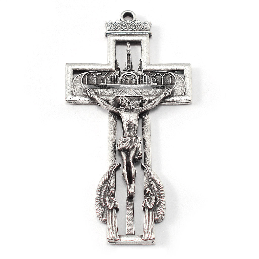 Our Lady of Lourdes 160th Anniversary Tricolor Medal Rosary