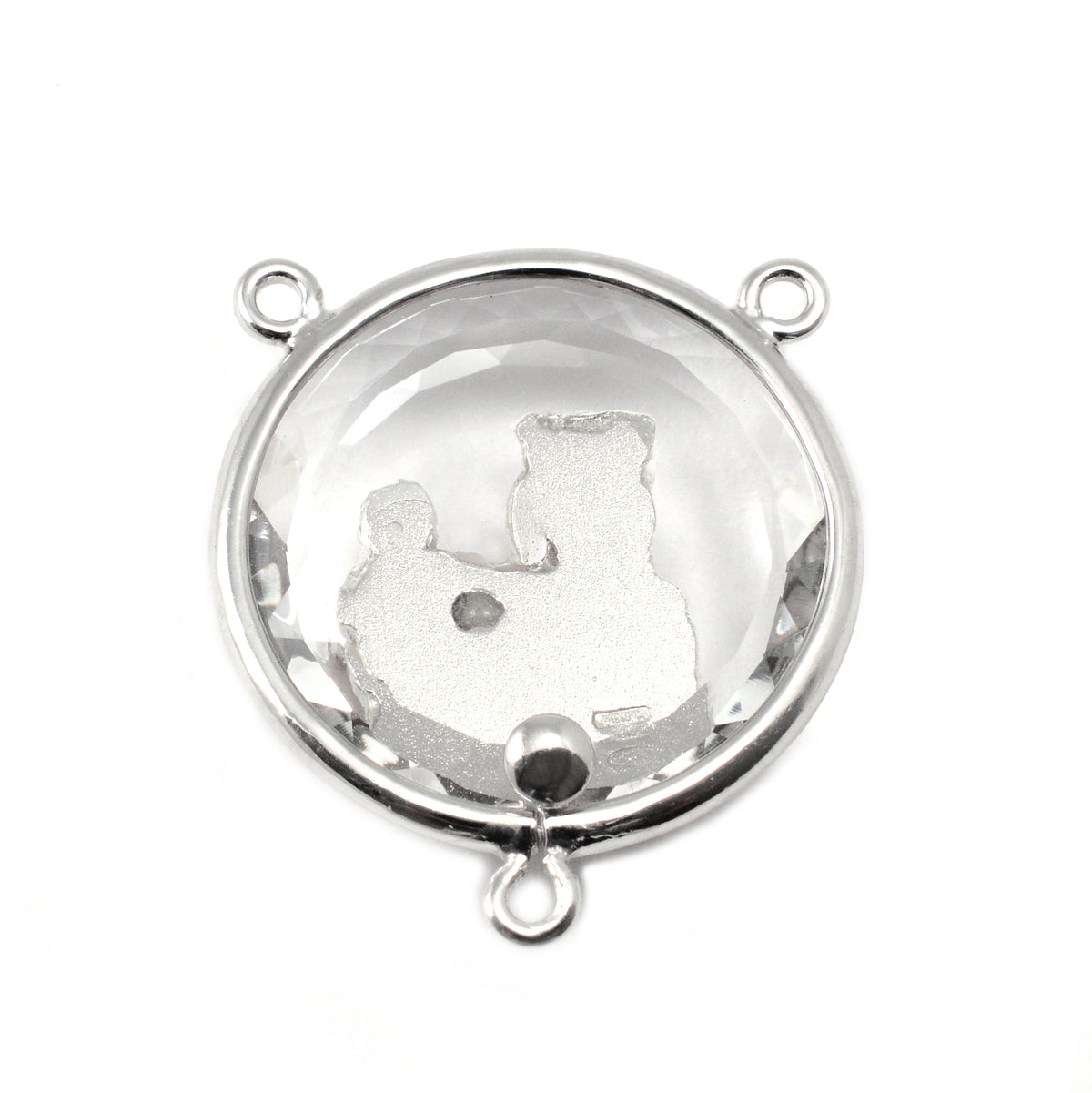 Aurora Borealis Crystal Rosary with Sterling Silver