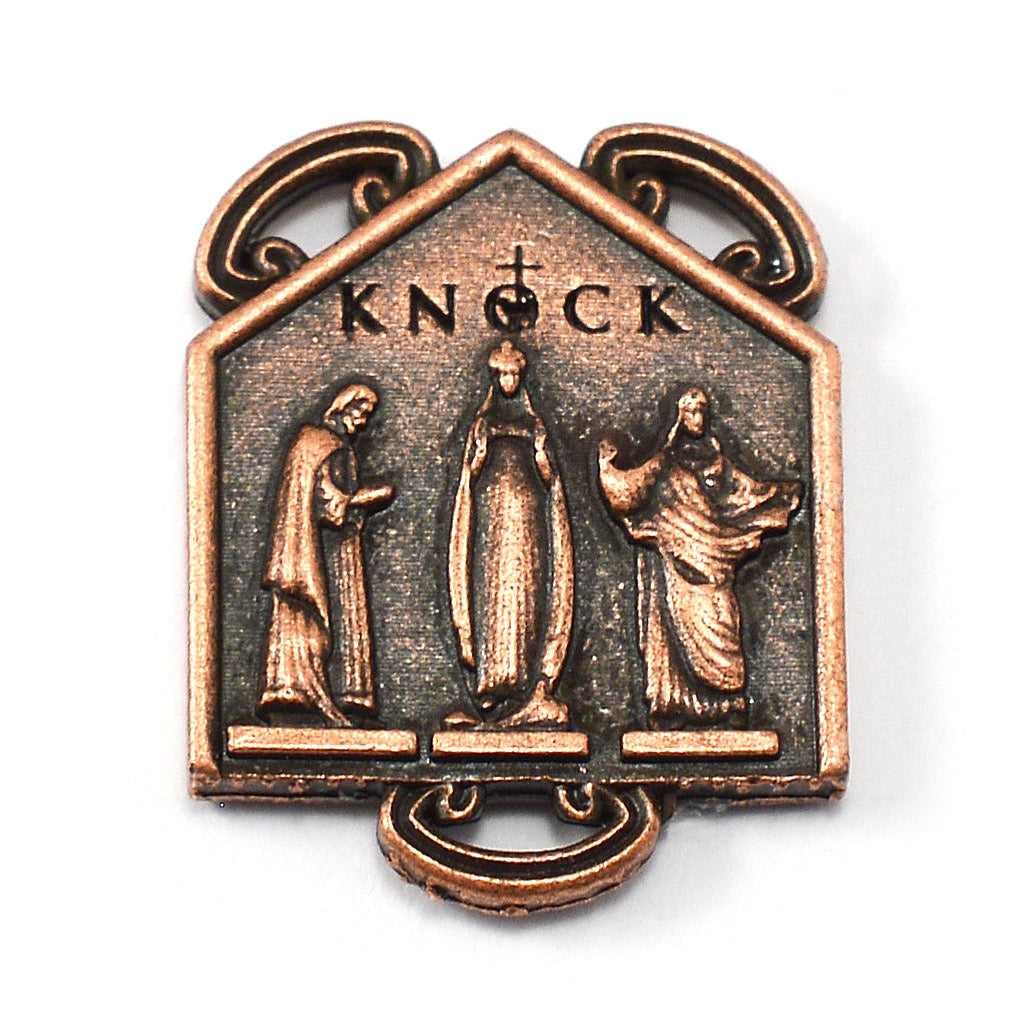 Our Lady of Knock Queen of Ireland Rosary with Murano Glass