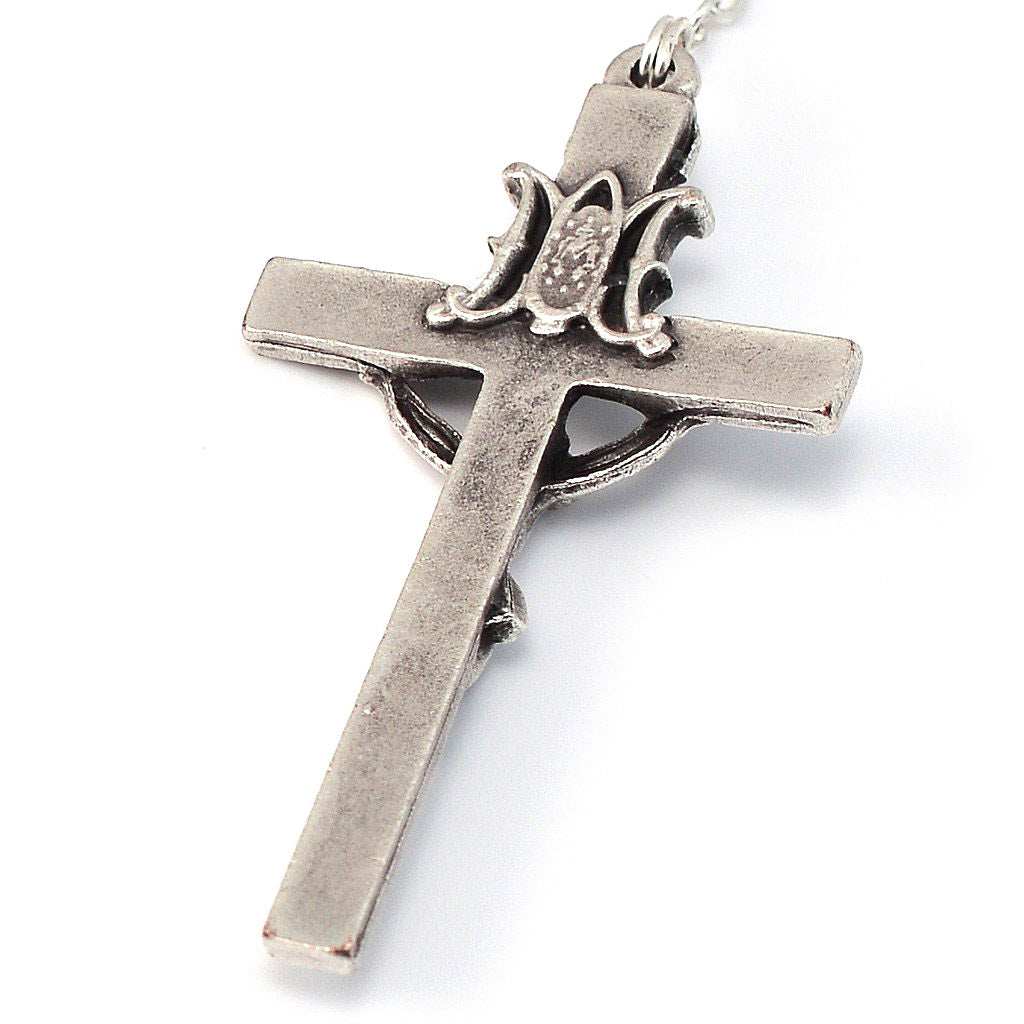 Miraculous Medal Silver Rosary