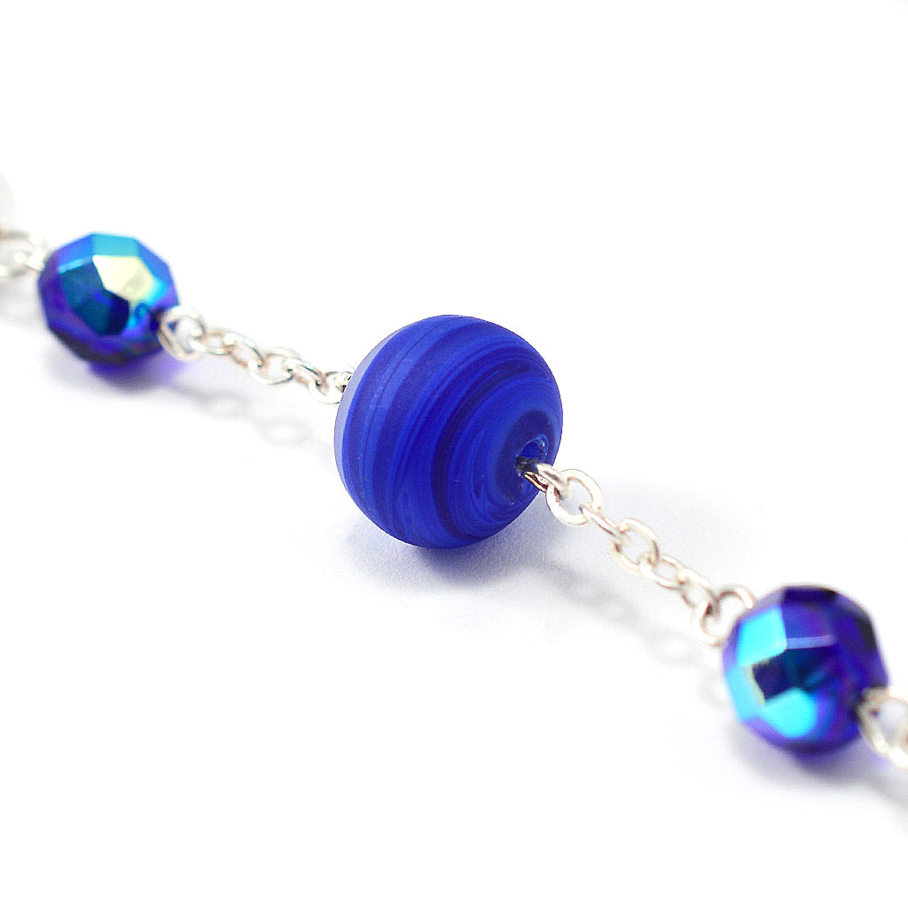 Saint Mother Teresa of Calcutta Rosary with Murano Glass