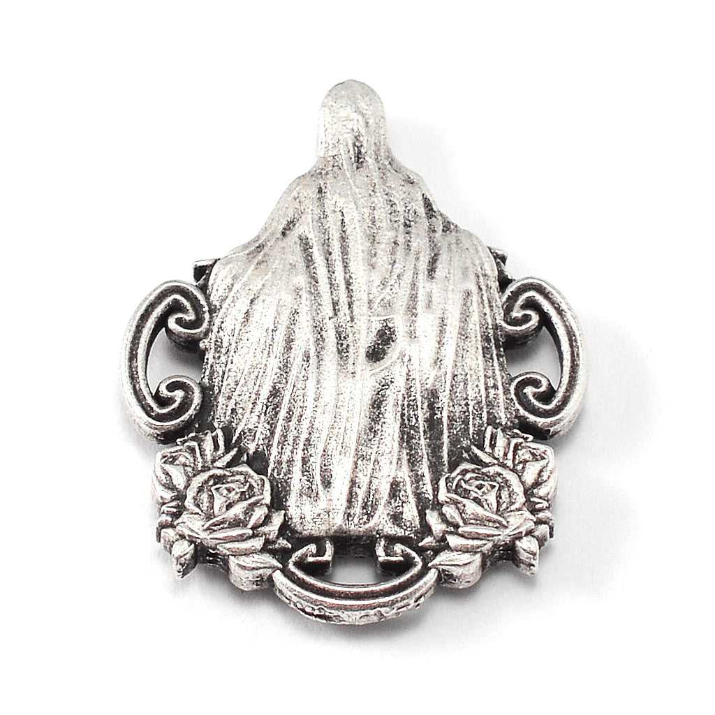 Medjugorje Queen of Peace Rosary, Black Crystal