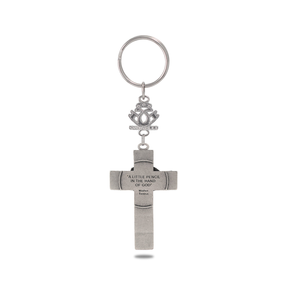 Mother Teresa Of Calcutta Crucifix Key Chain