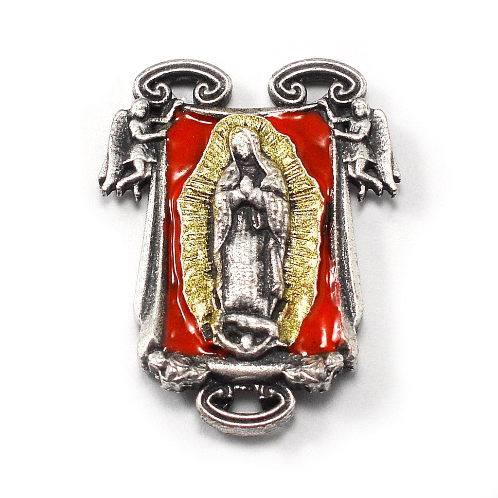 Our Lady of Guadalupe Rosary with Genuine Murano Glass